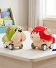 Play Nation Press & Go Bulldog & Bull Character Cars for Toddlers Pack of 2| Animal Mini Racing Car for Early Learning| Pretend Play Fun Toy| Gifting Idea for 3+ Years| (Colour May Vary)