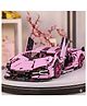 NEGOCIO 1280 PCS Pink Sports Car Building Blocks Set  Collector's Edition MOC Supercar Model Kit for Kids- PACK OF 1- COLOR MAY VARY