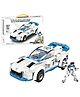NEGOCIO Building Blocks Car Racing Car Transforming Robot 330+ Pieces FOR KIDS- PACK OF 1- COLOR MAY VARY