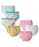 OHMS Single Jersey Knit Panties With Vehicle Print Pack Of 7 - Multicolour