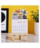 Oye Happy - Cat Theme Kids Desk Calendar  - Room Decor for Boys & Girls