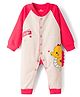 Child World Interlock Knit Full Raglan Sleeves Romper With Seahorse Print - Red