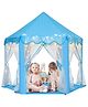 Monstech Princess Castle Play Tent, Large Kids Playhouse with Star Lights, Indoor & Outdoor Tent for Girls - Red