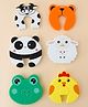 ZooBuddy Animal-Themed Child Safety Foam Door Stoppers - Pack of 6| 3M Self Adhesive Pads| Easy to Install| Child Protection Essential| Universal Fit| Reusable