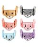 YAMAMA Cotton Girl's And Boy's Warm Winter Face Mask With Ear Protective Mouth Mask Windproof Earmuffs Anti Dust Winter Mask - (Pack of 6 - Color May Vary)
