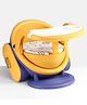 Feeding Seat with Double Food Tray for Kids - Yellow| Multi-Functional Feeding Chair| Detachable Dining Tray| Anti-Slip Footrest| Fun Sound Feature| Stable & Safe Design| In-built Storage