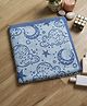 Hrit Cotton Woven Star & Cloud Designed Bath Towel - Blue