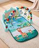 Play Nation Premium Baby Kick & Play Piano Jungle Theme Play Gym with Lights & Music| 5 Hanging Toys| Musical Keyboard Activity Playmat| Portable Baby Gym| BIS Certified| 018 Months| Multicolour