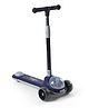 Babyhug Space Theme 3 Wheel Kids Scooter with LED Wheels - Blue| Adjustable Height| Lean-to-Steer| Toy for 3+ Years Boys & Girls | Outdoor Ride-On Toy | Physical Activity Gift| Plug & Play Assembly