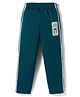 Taeko Single Jersey Knit Full Length Lounge Pant with Number Print & Tape Detailing - Teal Blue