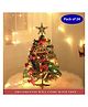 Puchku 1 Feet Christmas Tree With decoration ornaments and cork light for xmas - Multicolor, Pack of 24