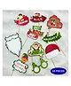 Puchku Merry christmas Funky props - Pack of 10 , Multicolor