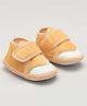 KIDSUN Colour Blocked Velcro Closure Booties - Peach