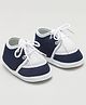 KIDSUN Colour Blocked Lace Up  Booties - Navy Blue