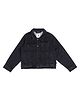 US Polo Assn Woven Full Sleeves Solid Denim Jacket - Black