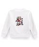 US Polo Assn Knit Full Sleeves Sweatshirt with Brand Logo Embroidery - White