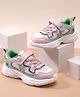 Cute Walk by Babyhug Velcro Closure Solid Sneakers - Pink