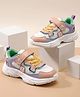 Cute Walk by Babyhug Velcro Closure Solid Sneaker Shoes - Orange