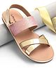 Pine Kids Sandals with Velcro Closure- Pink