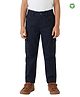 Pranava Organic Cotton Woven Solid Cargo Pants - Black