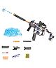 Vikrida Small Balls Blaster Gun  Automatic Airsoft & Foam Shooter for Outdoor Fun  Eco-Friendly Water Ball Toy