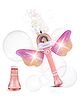 VikriDA Magic Wand Bubble Machine for Kids | Automatic Bubble Blower with Lights & Music  Includes Bubble Solution  Pink