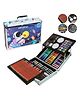 VikriDA Unicorn Art & Craft Coloring Suitcase | 145-Piece Big Painting Set with Watercolors, Pastels, Sketch Pens & Acrylic Paint Brushes