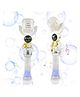 VikriDA Astronaut Bubble Stick with 1 Bubble Solution Bottle  Automatic Bubble Machine for Indoor & Outdoor Fun  Assorted Color