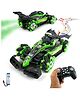 VikriDA 1:14 Stunt RC Double Smoke with LED Lights | 2.4Ghz 360° Rotation Fast Stunt Toy Car for Kids