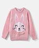 Nautinati Knit Full Sleeves Bunny Designed Sweater - Pink