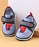 Cute Walk by Babyhug Casual Shoes With Dino Applique & Velcro Closure - Blue