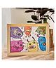 Kids Clap Patented Magnetic Kids Artwork Frame with Storage  Changeable Front-Holds 100+ Drawings  10x13 inch Children's Art Display for Wall or Tabletop  Playroom Wall Decor (Pine Wood) Pack of 1