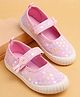 Cute Walk by Babyhug Casual Shoes With Floral Applique - Pink