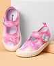 Cute Walk by Babyhug Casual Shoes With Velcro Closure & Leaves Design - Pink