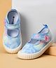 Cute Walk by Babyhug Casual Shoes With Velcro Closure & Leaves Design - Blue