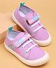 Cute Walk by Babyhug Casual Shoes With Velcro Closure & Cat Design - Purple