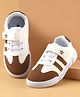 Cute Walk by Babyhug Velcro Closure Casual Shoes with Striped Design - Brown