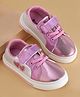 Cute Walk by Babyhug Velcro Closure Casual Shoes with Heart Embroidery - Pink
