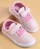 Cute Walk by Babyhug Velcro Closure Casual Shoes with Bunny Print - Pink