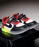 Maimne Colour Blocked Velcro Closure LED Shoes - Multi Colour