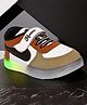 Maimne Colour Blocked Velcro Closure LED Shoes - Multi Colour