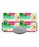Vaadi Herbals Pack Of 6 Elbow-Foot-Knee Scrub Soap With Almond & Walnut Scrub - (75 g X 6)