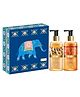 Vaadi Herbals Royal India Shower Gels Gift Box - Luxurious Saffron 300 ml & Divine Honey & Sandal 300 ml - ( 300 ml X 2 )