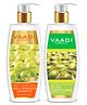 Vaadi Herbals Amla Shikakai Shampoo - Hairfall & Damage Control With Olive Conditioner - ( 350 ml X 2)