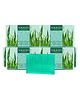 Vaadi Herbals Pack Of 6 Royal Indian Khus Soap With Olive & Soyabean Oil - (75g X 6)