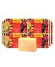 Vaadi Herbals Pack Of 12 Fruit Splash Soap With Extracts Of Orange, Peach, Green Apple & Lemon - (75 g X 12)