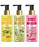 Vaadi Herbals Pack Of 3 Luxurious Handwash - Lemon & Eucalyptus, Olive & Green Apple, Rose & Jasmine - (250 ml X 3)