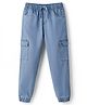 Pine Kids Denim Woven Full Length Solid Color Jeans - Light Blue