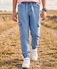 Pine Kids Denim Woven Full Length Solid Color Jeans - Light Blue