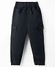 Pine Kids Denim Woven Full Length Solid Color Jeans - Black
